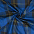 Polyviscose Tartan: Royal - Per ½ Metre