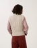 Moss Stitch Vest in Sirdar Loveful 100% Recycled Tweed Blend DK (10784) - PDF