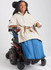 Poncho w/Detachable Hood & Wheelchair Blanket in Simplicity (S9671)