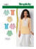 Plus Tunic w/Neckline & Sleeve Variations in Simplicity (S1461)