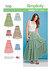 Tiered Skirt w/Length Variations in Simplicity (S1110)
