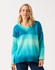 Truly Madly Deep V Sweater in Sirdar Jewelspun Ombre Aran (10845) - PDF