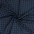 Product image for Navy Quadrant Check Crepe de Chine  - Per ½ Metre