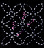 Product image for 4" Sashiko Template: Shippou (Seven Treasures)
