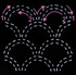 Product image for 4" Sashiko Template: Seigaiha (Waves)