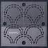Product image for 4" Sashiko Template: Seigaiha (Waves)