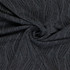 Black High Stretch Mesh: Textured Metallic Glitter Waves - Per ½ Metre