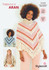 Crochet Ponchos & Dickie in Stylecraft Serene & Grace Aran (10169) - CROCHET - PDF