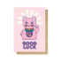 Image for Greeting Card - Good Luck Cat