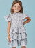 Layered Ruffle Dress in Simplicity Kids (S3078)