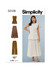 Semi-Fitted Vest, Flared Skirt & Wide Leg Pants in Simplicity Misses' (S3108)