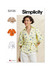 Wrap Top in Simplicity Misses' (S3135)