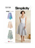 Godet Skirt in Simplicity Misses' (S3138)