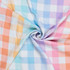 100% Viscose 1" Gingham in Summer - Per ½ Metre