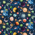 Solar System: Scattered Planets - 100% Cotton