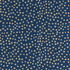 Xmas Metallic: Gold Stars on Navy - 100% Cotton