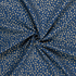 Xmas Metallic: Gold Stars on Navy - 100% Cotton