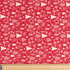 Xmas Scandi: Trees on Red - 100% Cotton