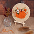 Embroidery Kit w/Hoop - Pumpkin