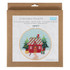 Embroidery Kit w/Hoop - Christmas Cottage