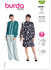 Elegant Shirt Dress Dress & Blouse in Burda Misses' (5678)