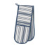 Image for Double Oven Glove - Denim Stripe