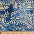 50's Cotton Batik: Paisley on Blue - Per ½ Metre