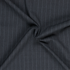 Stretch Wool Mix Suiting: Charcoal Pinstripe - Per ½ Metre