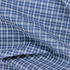100% Cotton Denim Check in Marine - Per ½ Metre