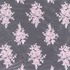 Premium Lace: Pink Motif Lace on Soft Pink Tulle - Per ¼ Metre