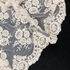 Premium Lace: Guipure Lace Floral Cluster on Soft Tulle - Per ¼ Metre