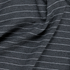 Ponte di Roma Jersey in Horizontal Grey Stripe - Per ½ Metre