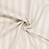Linen Viscose Jacquard in Cream Stripe - Per ½ Metre