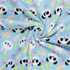 Anti-Pil Fleece: Pandas on Blue - Per ½ Metre