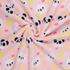 Anti-Pil Fleece: Pandas on Pink - Per ½ Metre