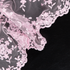 Premium Lace: Pink Embroidered Floral Lace - Per ¼ Metre