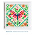Half Stitch Tapestry Kit - Floral Butterfly