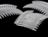 Transparent Hair Comb (45 x 70mm)