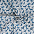 Cotton Poplin Print - Cat Silhouettes on White - Per ½ Metre