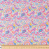 Cotton Poplin Print - Paisley in Pink & Purple - Per ½ Metre
