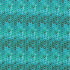 Orla Kiely Inspired Pattern in Aqua Tones - 100% cotton