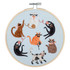 Embroidery Kit w/Hoop - Cats