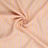 100% Eco Linen in Apricot & Pink Stripe - Per ¼ Metre