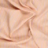 100% Eco Linen in Apricot & Pink Stripe - Per ¼ Metre