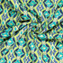 Double-Sided Quilted Viscose w/Lattice Geo in Pistachio - Per ¼ Metre