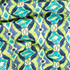 Double-Sided Quilted Viscose w/Lattice Geo in Pistachio - Per ¼ Metre