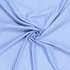 Italian Ex-Designer Luxury Cotton Stripe Shirting in Blue - Per ½ Metre