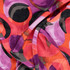 Soft Touch Viscose Satin w/Abstract Circles - Per ½ Metre