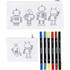 Mini Craft Kit Textile Colouring - Robot