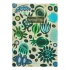 Cover for A6 Lined Notebook - Blue & Orange Pattern